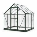 Invernadero de Aluminio y Policarbonato Verde 4 mm