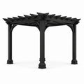 Pérgola de Metal Negra 3x3x2.5m