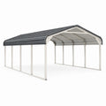 Cochera de Metal Gris 600x300x270 cm